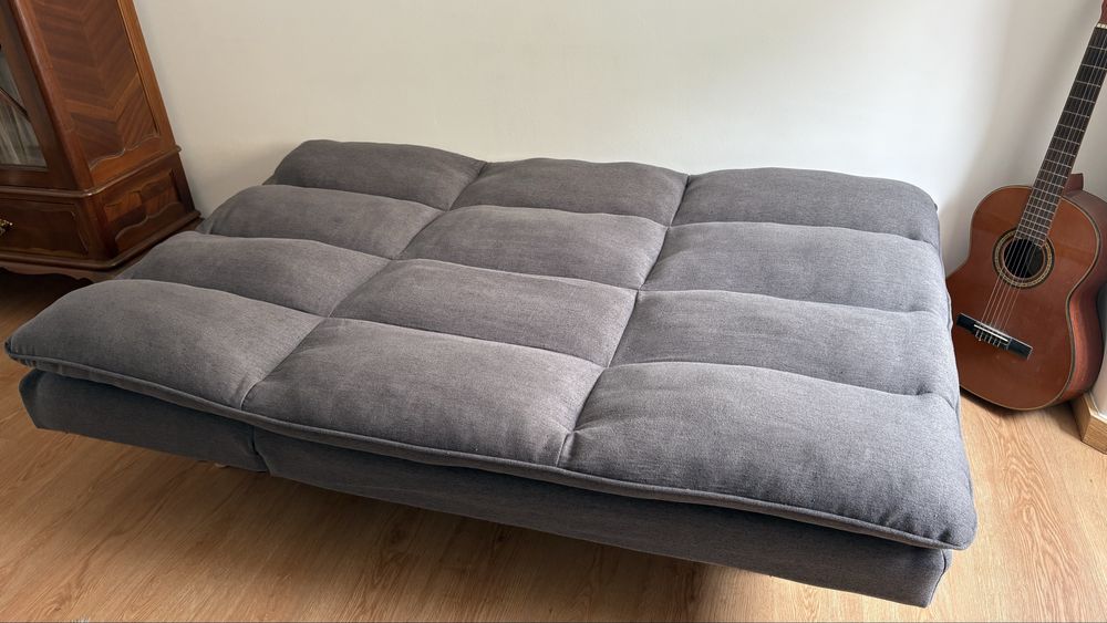 Sofá cama e chaise longue