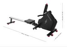 Maquina de remo Autoalimentada e Conectada de Cardio Training 500B