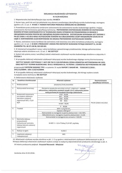 Oczyszczalnia biologiczna Frukko NEO Simple 6