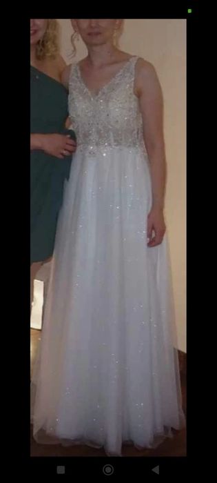 Suknia ślubna Justin Alexander + pokrowiec 
Rozmiar 36
Bardzo lekka, w