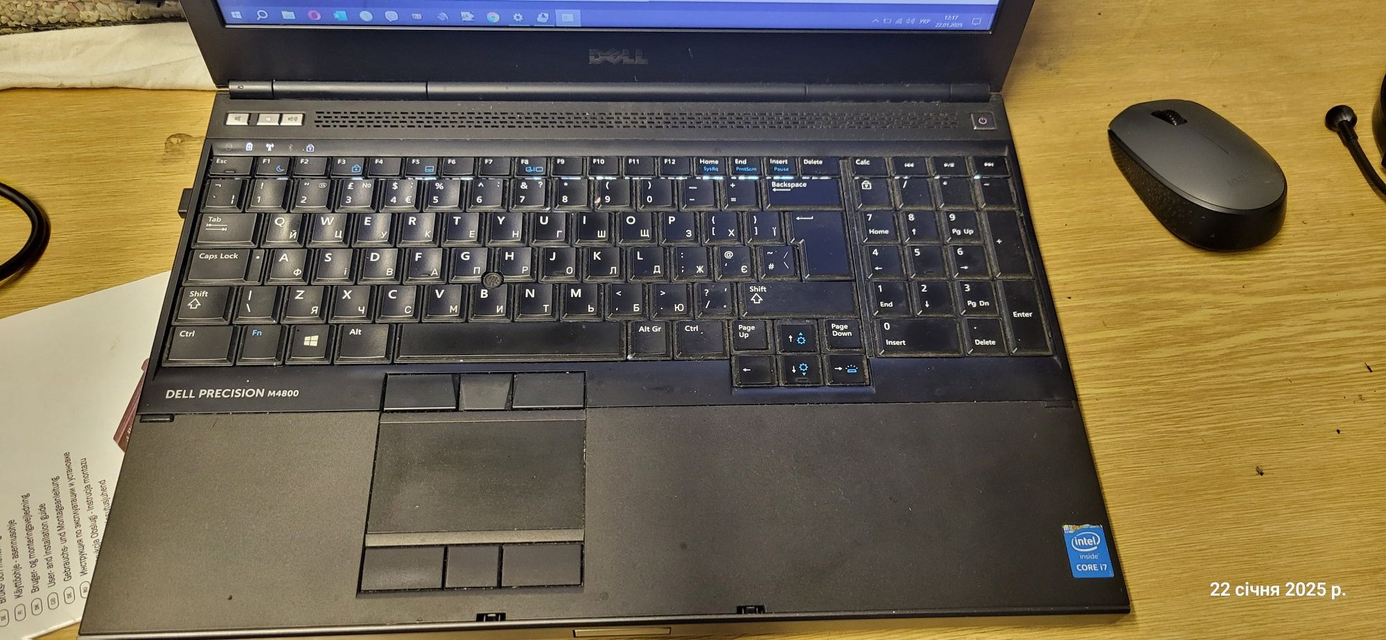 Dell m4800 ноутбук