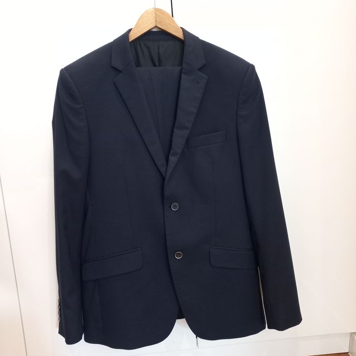 Garnitur męski granatowy jak nowy