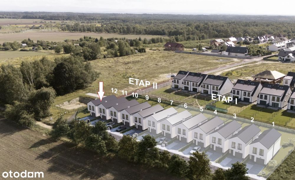 Dom w Bc-107,6 m2, działka 488m2, rekuperacja