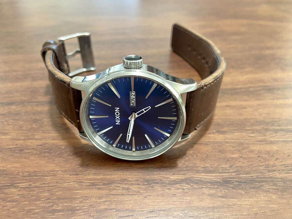 Relógio Nixon Sentry + aço