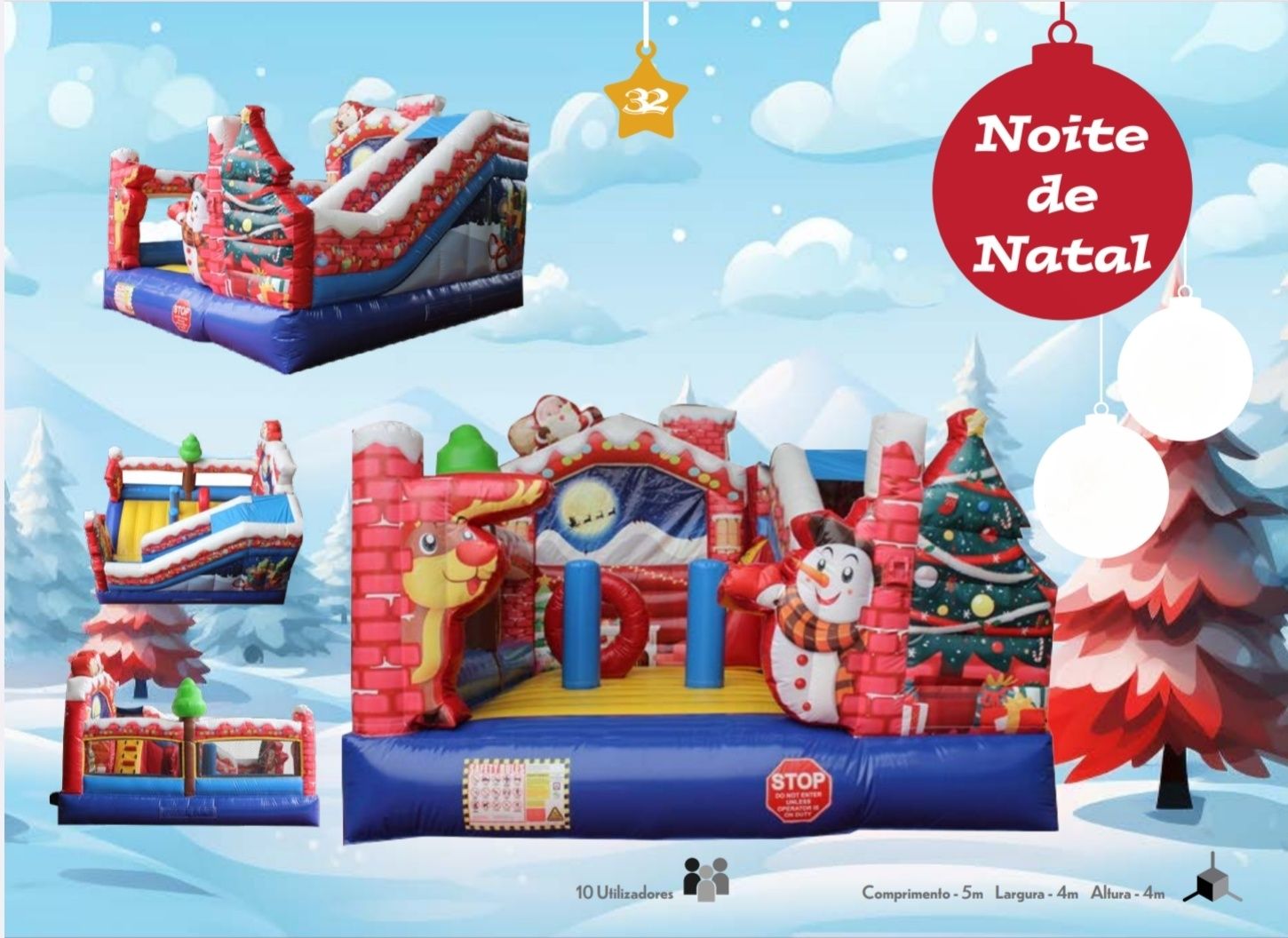 Insufláveis Temática Natal