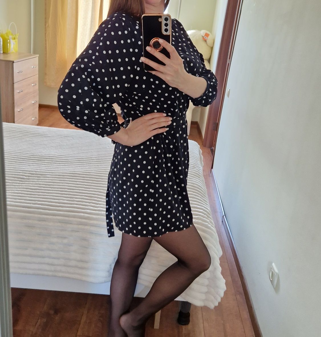 Сукня легенька в горох