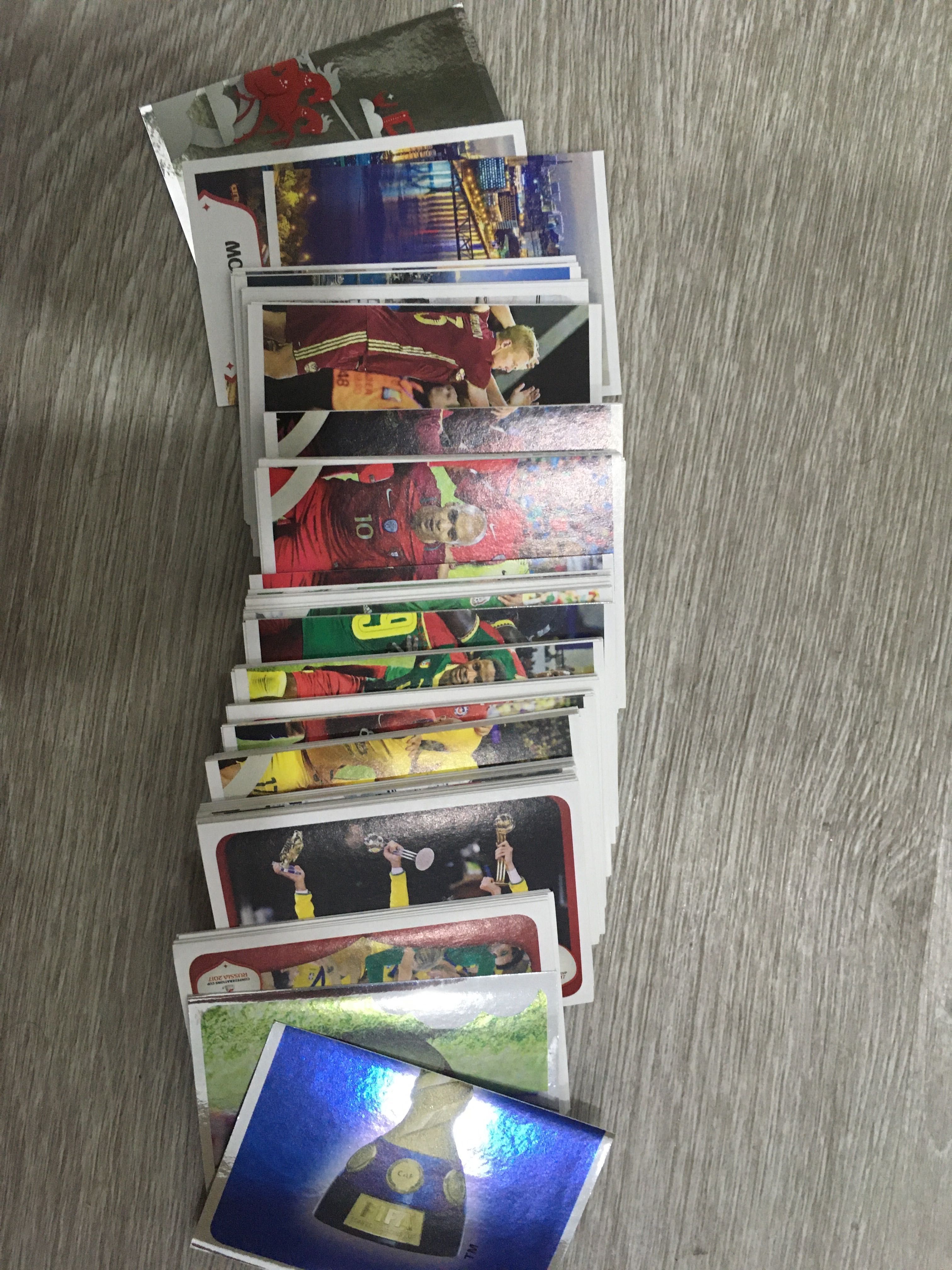 Panini confederações 2017