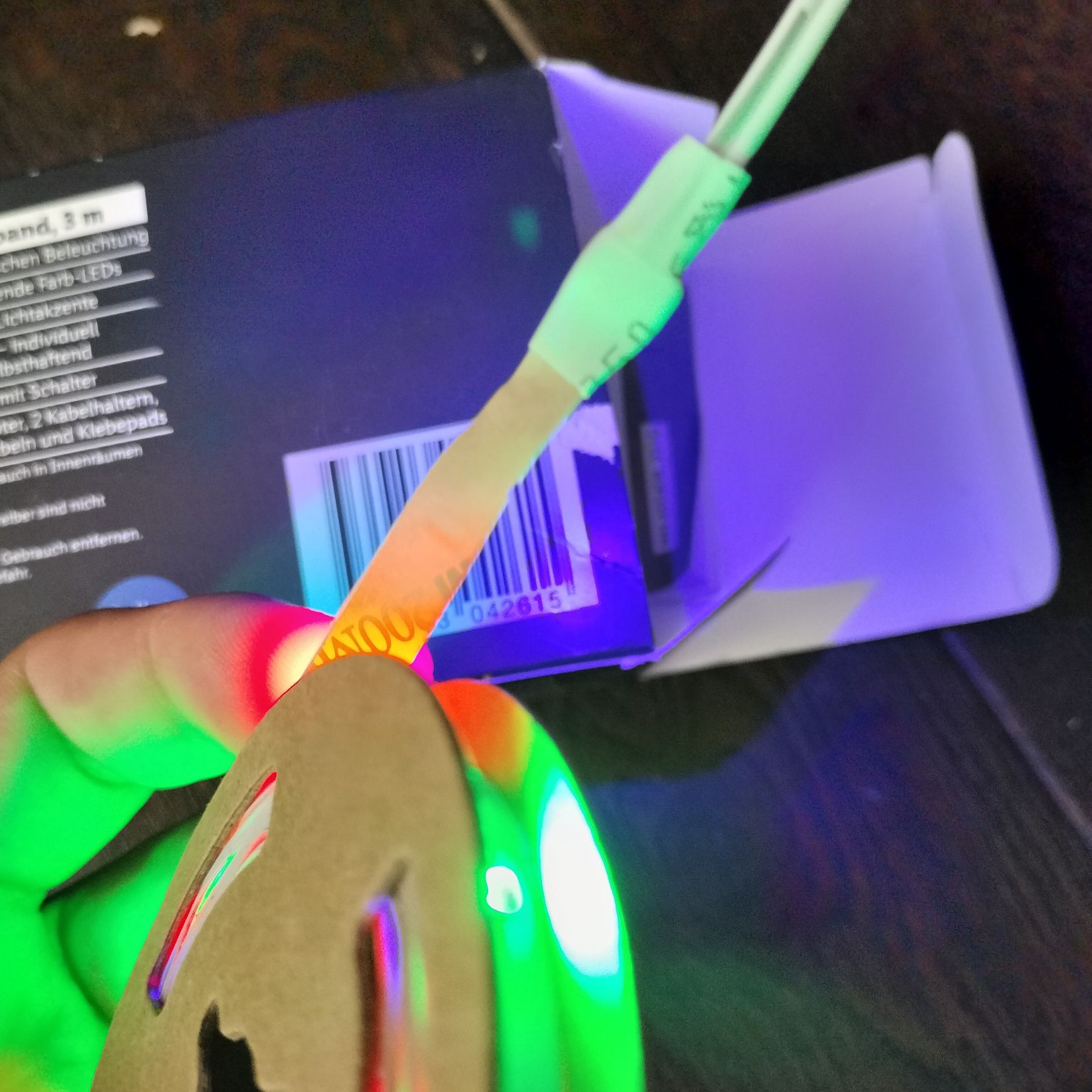 LIVARNO home Taśma oświetleniowa LED, 3 m KOLOROWA + ZASILACZ /M