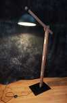 Drewniana lampa podłogowa OSLO. Rustykalna/loft