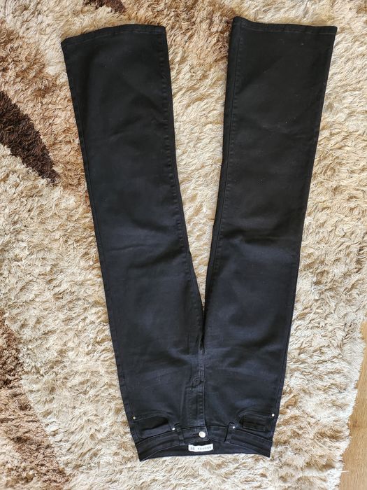 Spodnie jeansowe, czarne r. 38