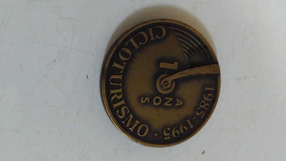 Medalha em bronze 10º aniversário ciclo-turismo