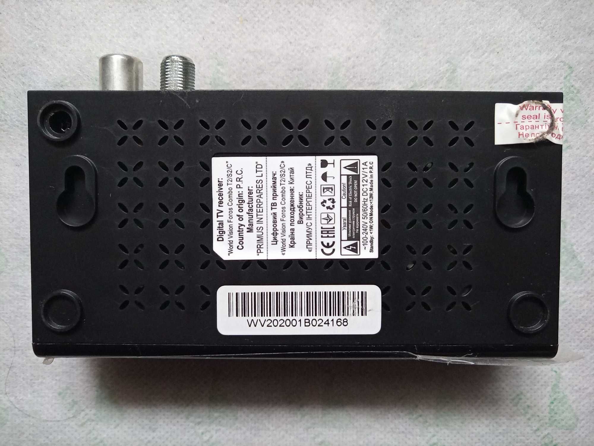 Тв тюнер World Vision Foros Combo T2/S2/C
