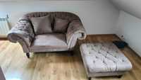 Sofa Cupido + duży puf gratis