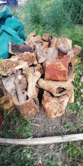 Madeira, troncos rústicos artesanato decoração