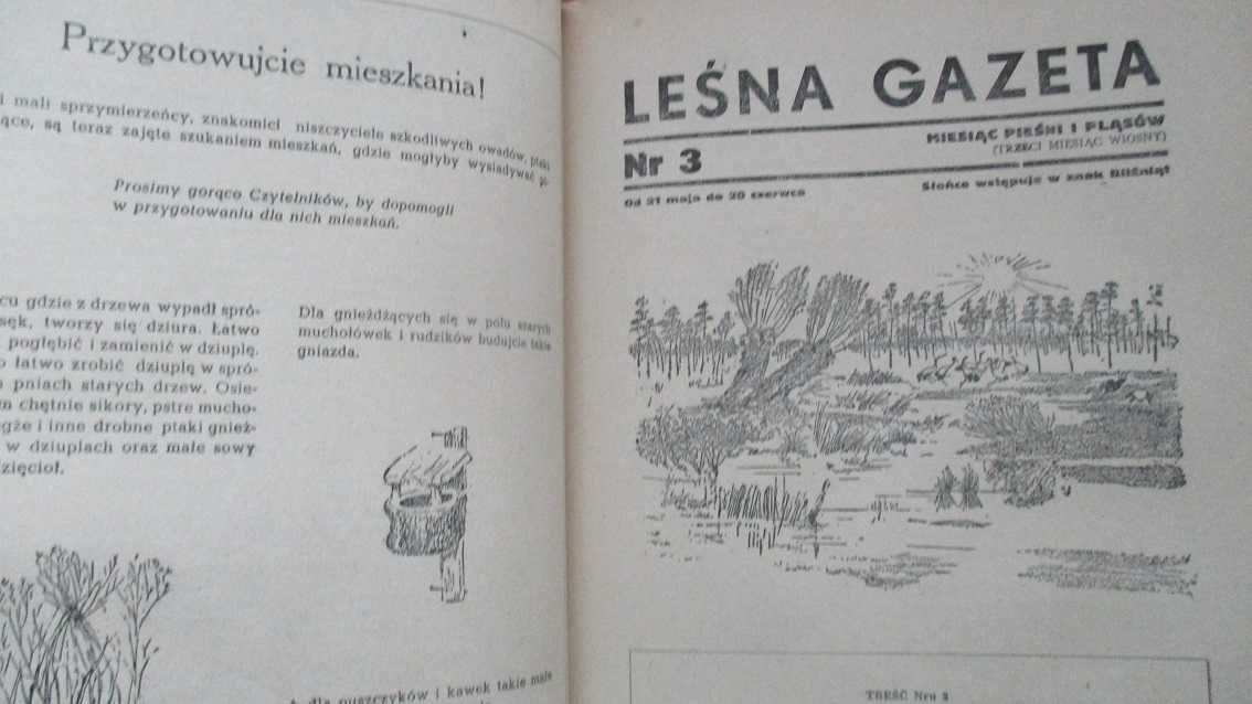 Leśna Gazeta / W.Bianki/1953/edukacja/przyroda/nauka/