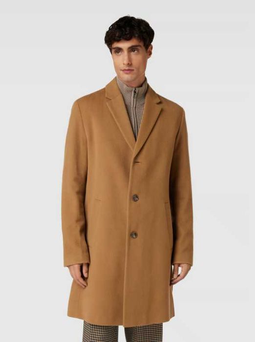 ORYGINALNY płaszcz męski Hugo Boss Hyde M 48 camel zimowy jesienny