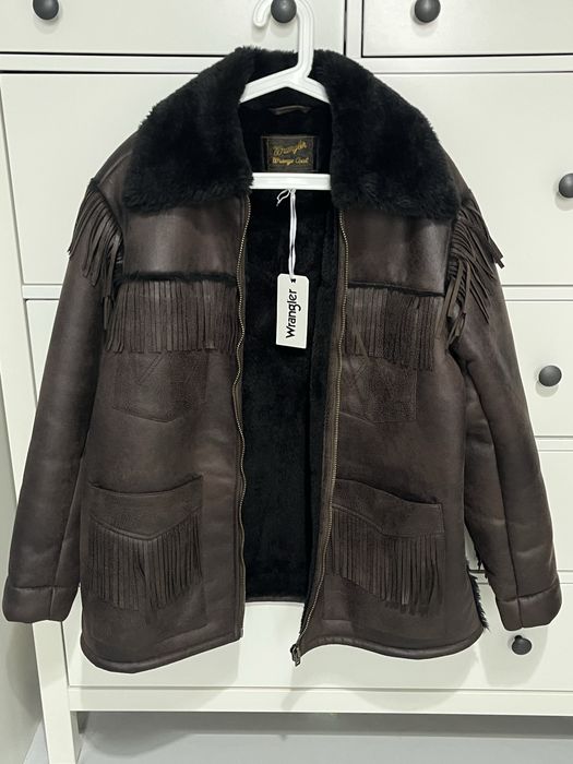 Wrangler damska kurtka zimowa w stylu kowbojskim rozm M NOWA