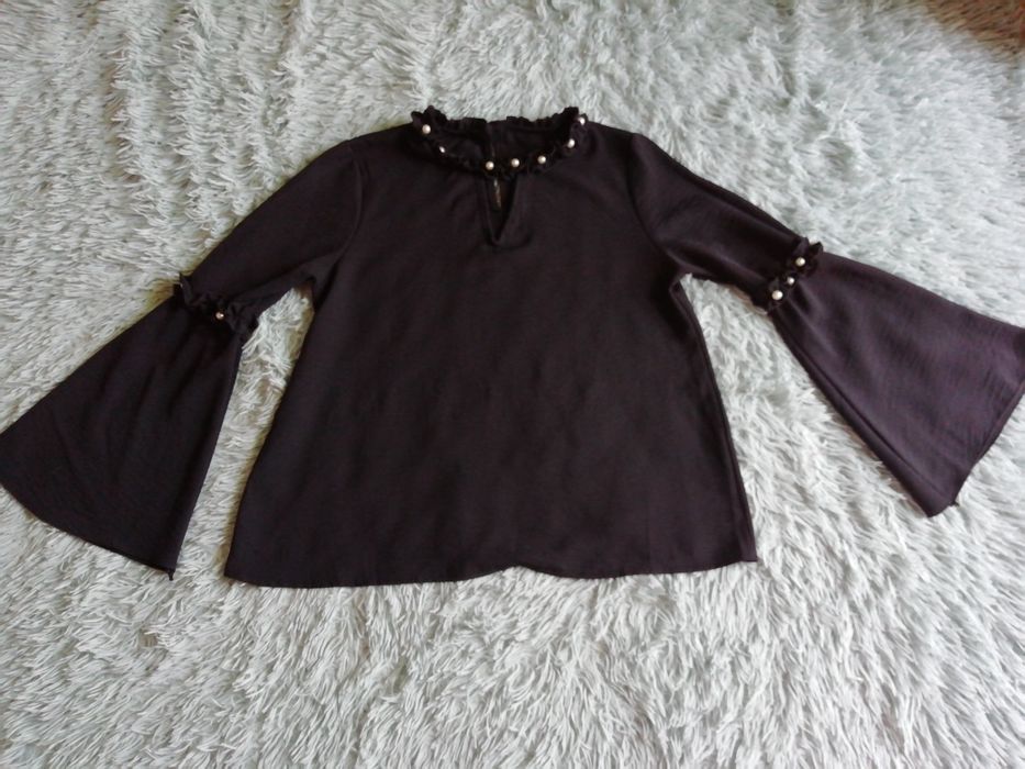 Włoska Bluzka z perełkami S/M OKAZJA