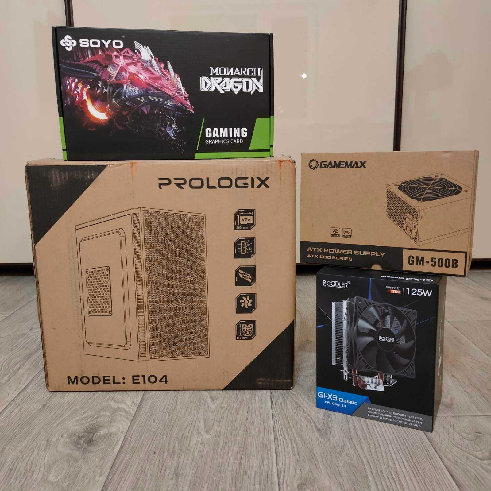 Игровой ПК Prologix (AMD 6 ядер/RAM 16Gb/SSD512Gb/RX580 8Gb) Гарантия