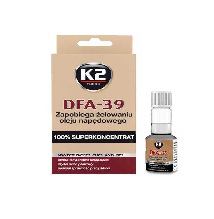 K2 DFA-39 depresator zimowy dodatek do oleju napędowego diesel 50ml