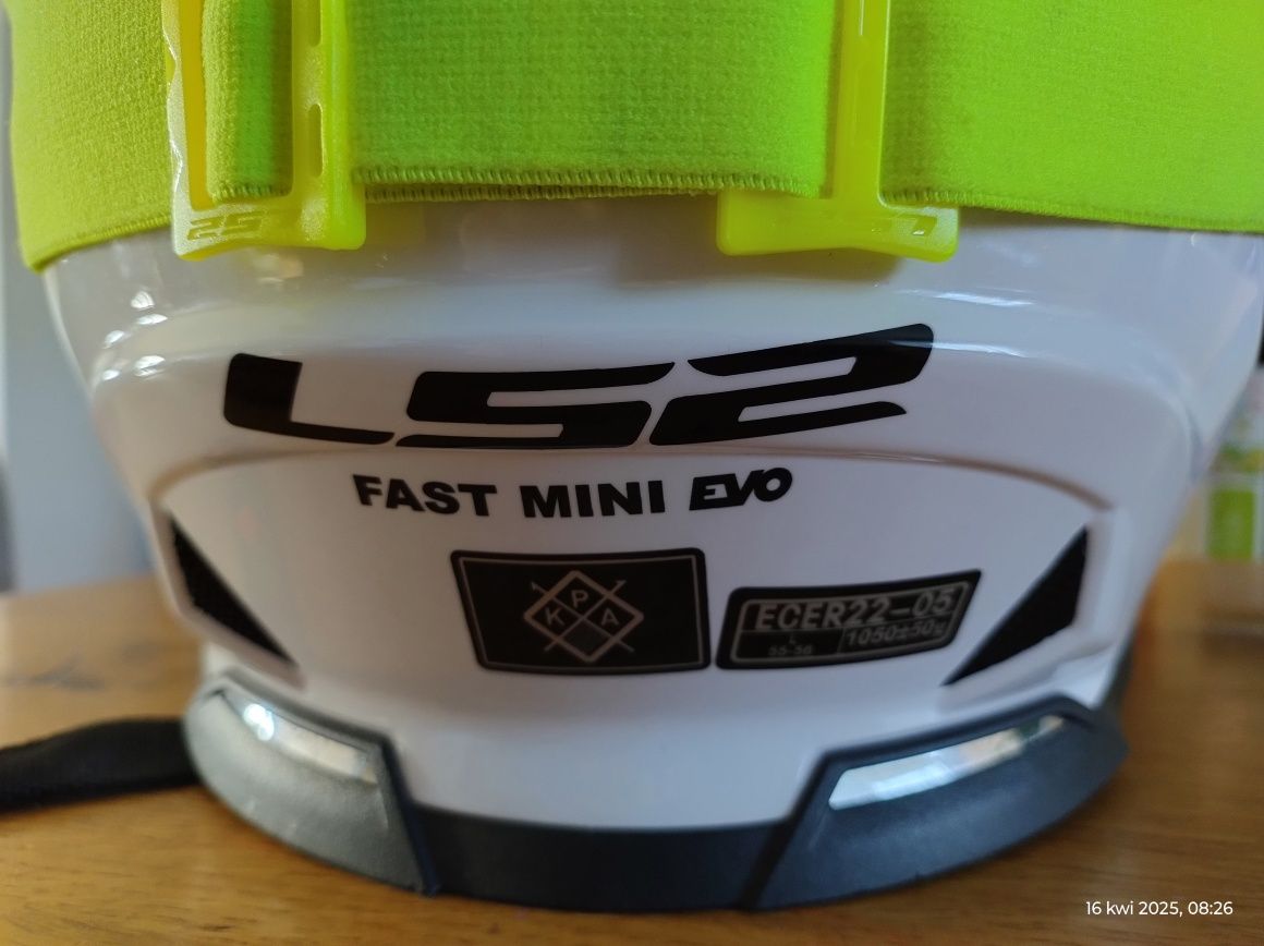 Kask na motor dla dzieci  LS2 FAST MINI EVO L