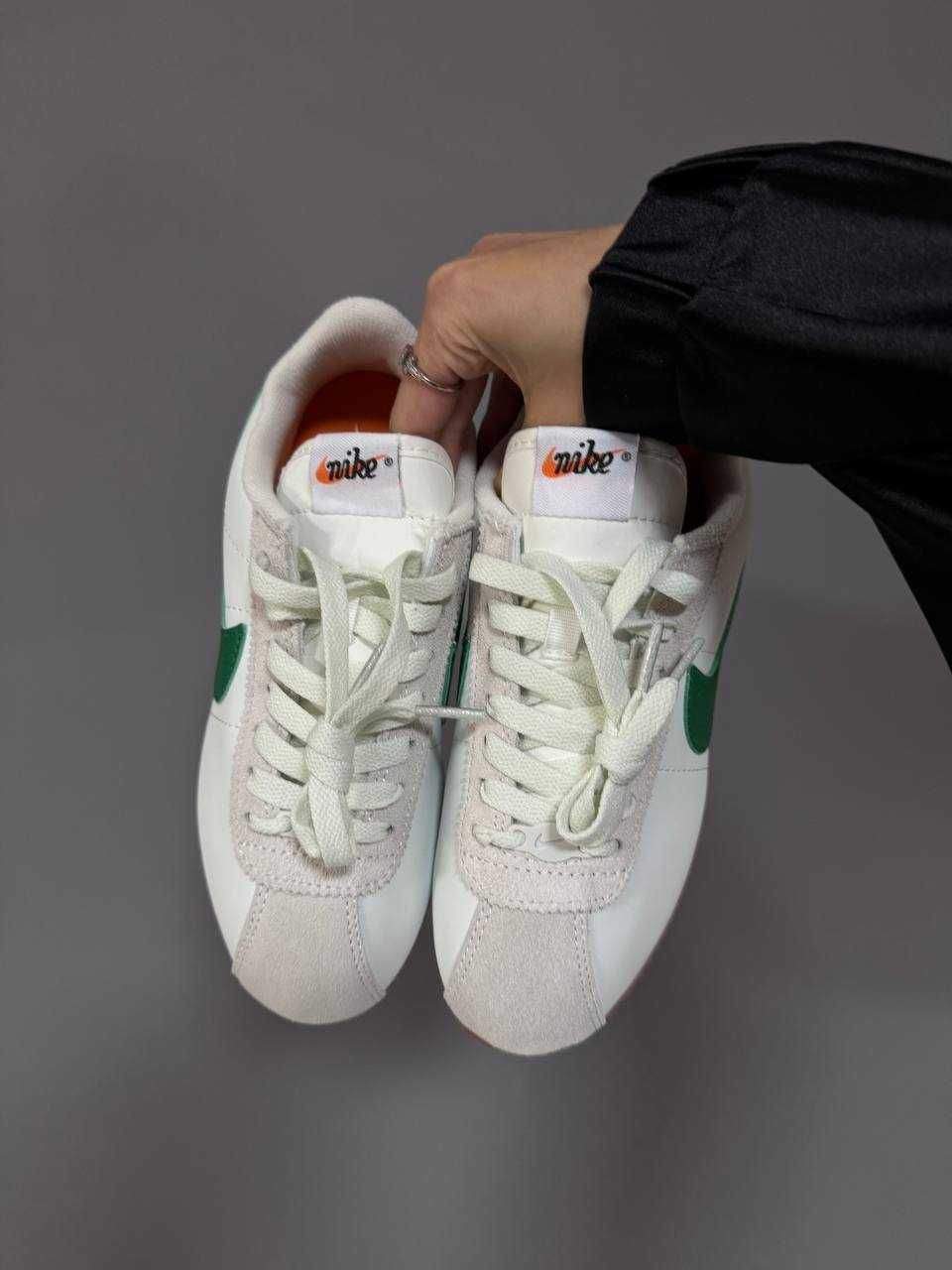 Кросівки Nike Cortez Beige/Green premium