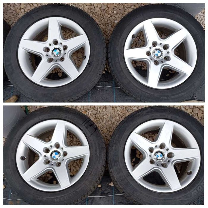 Alufelgi 16" BMW 5 E39 + opony zimowe 225x55x16