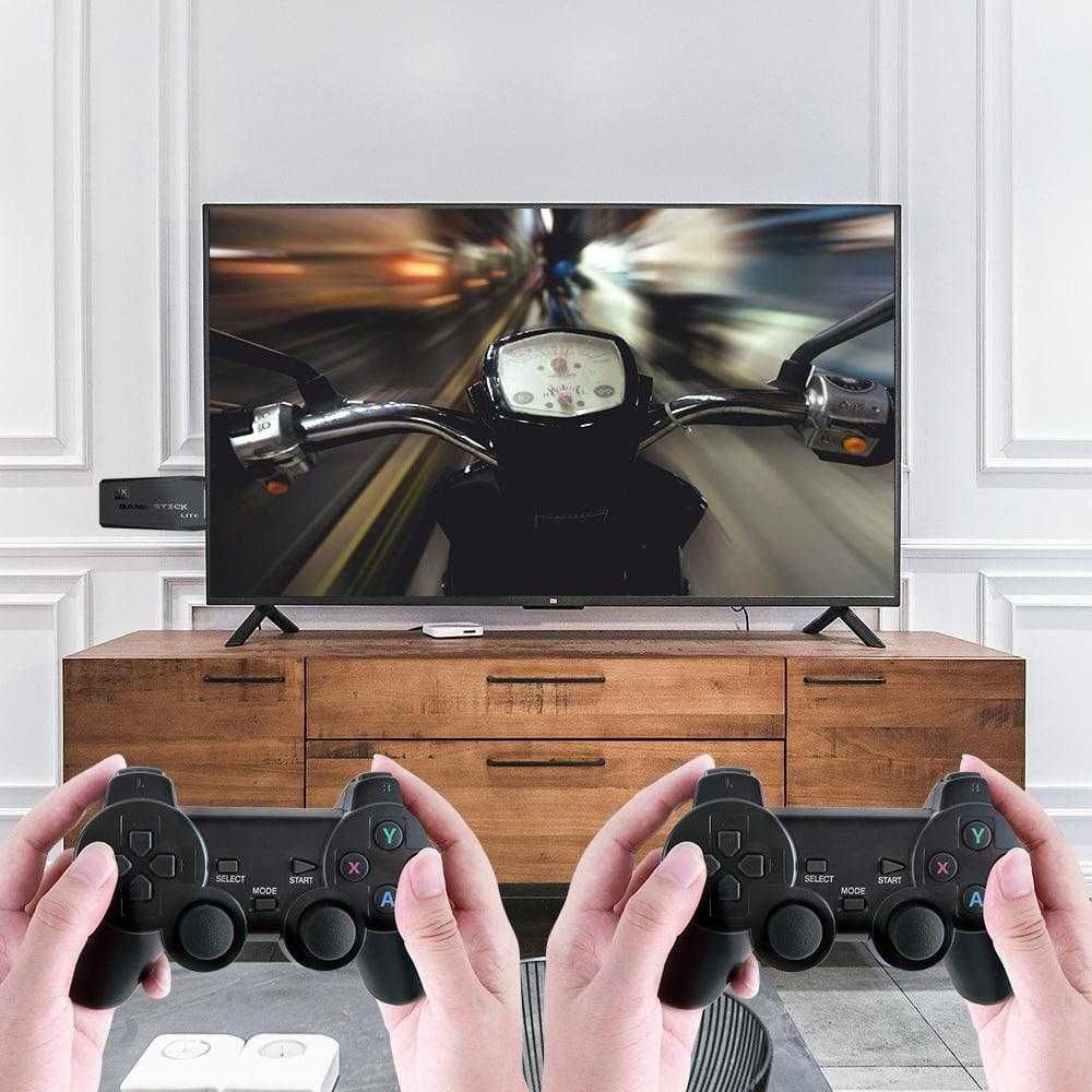Приставка M8 Game Stick 4K HDMI консоль 20000 игр 2 джойстика TV Retro