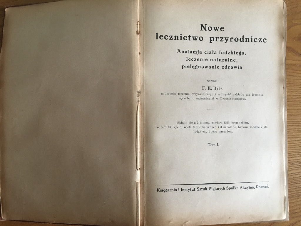 Nowe lecznictwo przyrodnicze okolo roku 1930