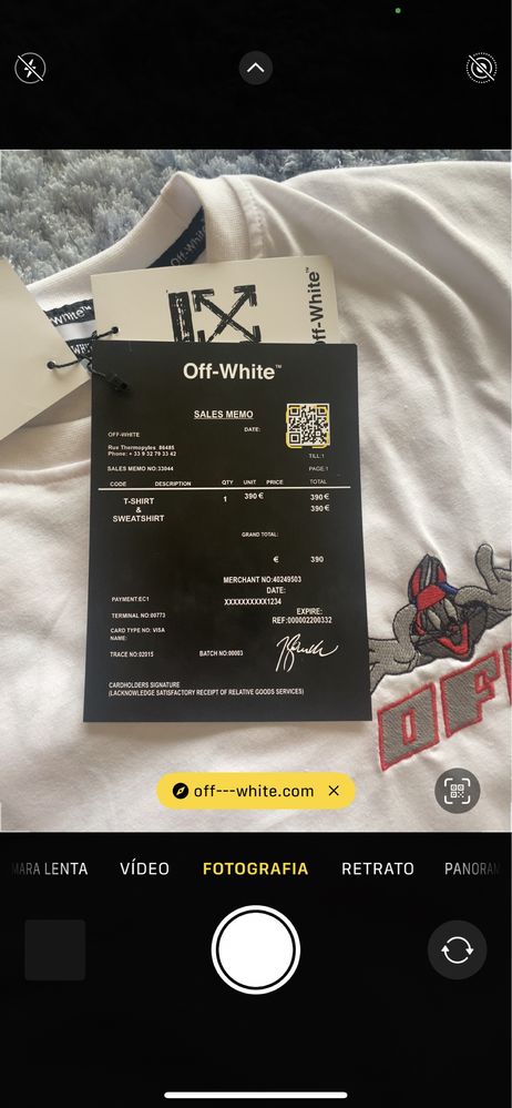 T-shirt Off-White Novas!