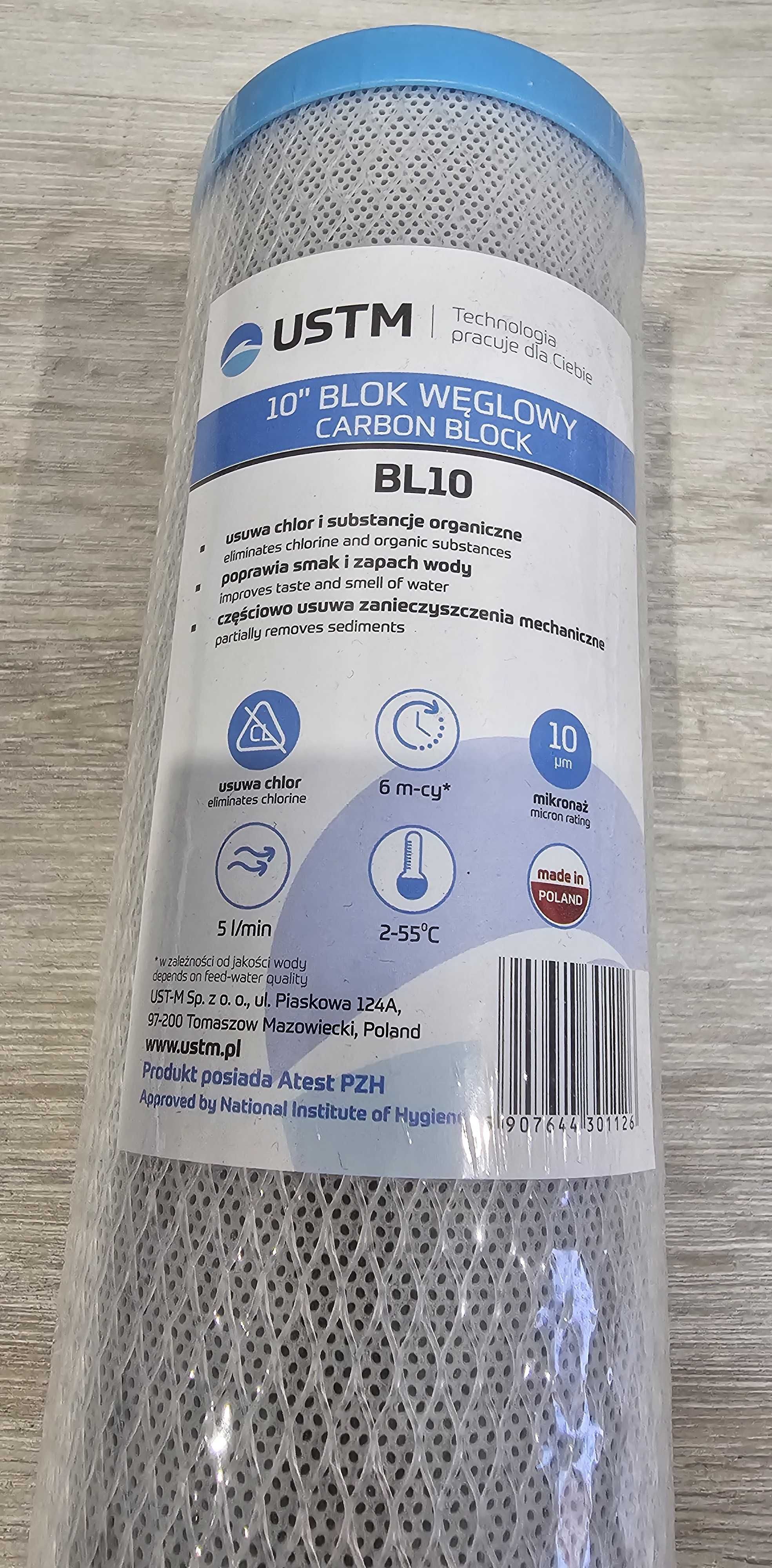 Blok absorbera  NO3 na żywice Purolite A520E i drobne akcesoria