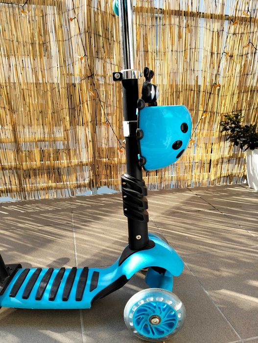 Hulajnoga Dla Dzieci Balansowa Trójkołowa - Pchacz - Jeździk 5w1