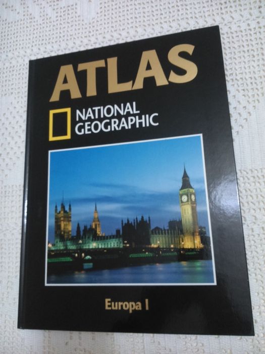 livro ATLAS national geographic EUROPA 1