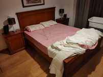 Quarto de Casal completo Linha "Anna" em cerejeira