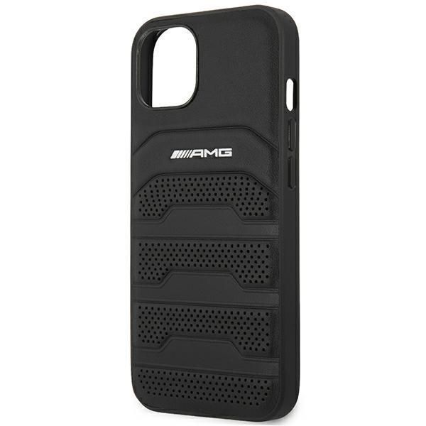 Etui skórzane Mercedes-AMG do iPhone 14 Plus 6,7" - Czarny