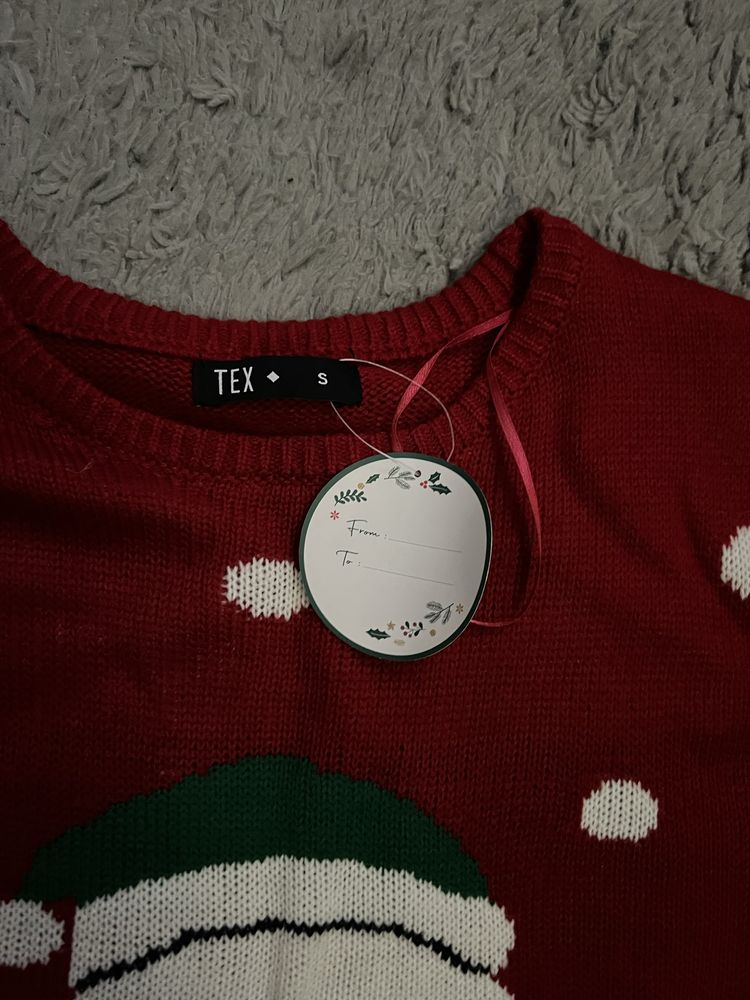 Sweter świąteczny z bałwankiem