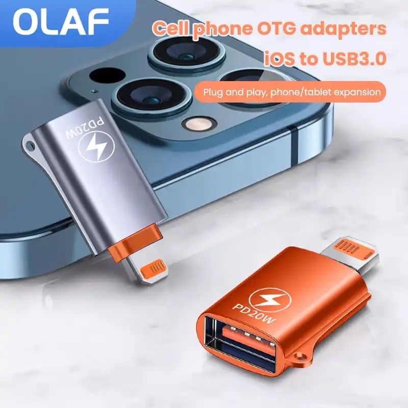 Переходник iphone-USB /lightning/ OTG