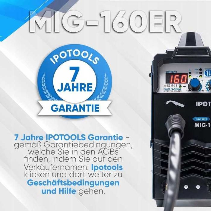 SPAWARKA Inwerterowa IPOTOOLS MIG-160ER mig mag Najlepsza
