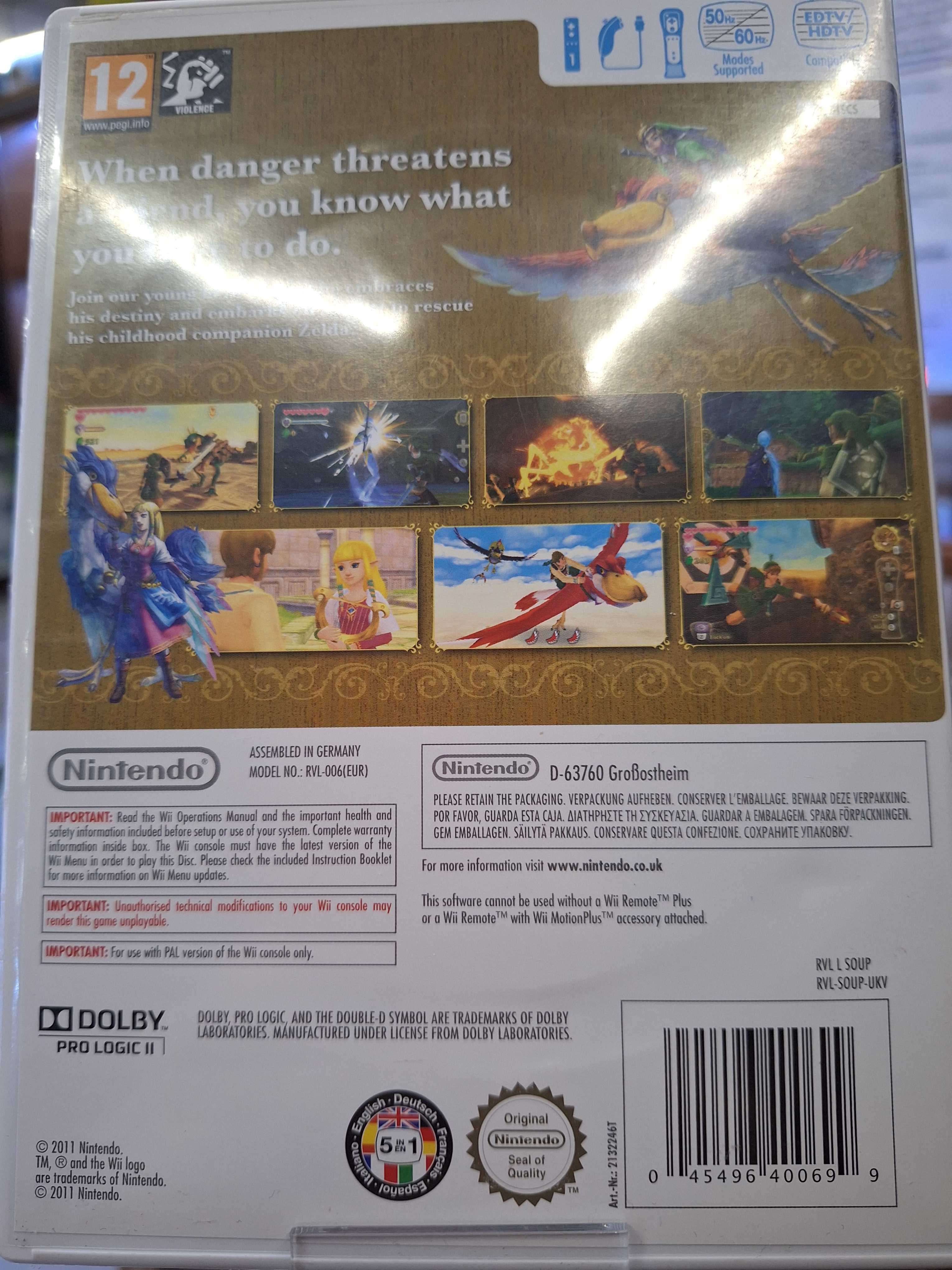 The Legend of Zelda Skyward Sword Wii, BDB, CentumGrania