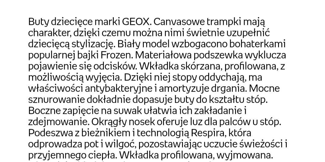 Trampki Geox r.39