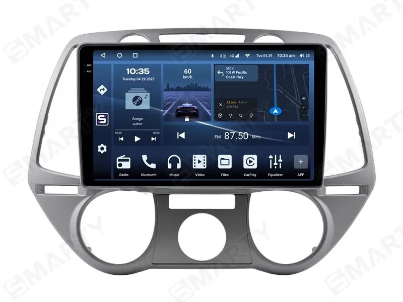 Hyundai i20 PB (2008-2013) Android магнитола CarPlay