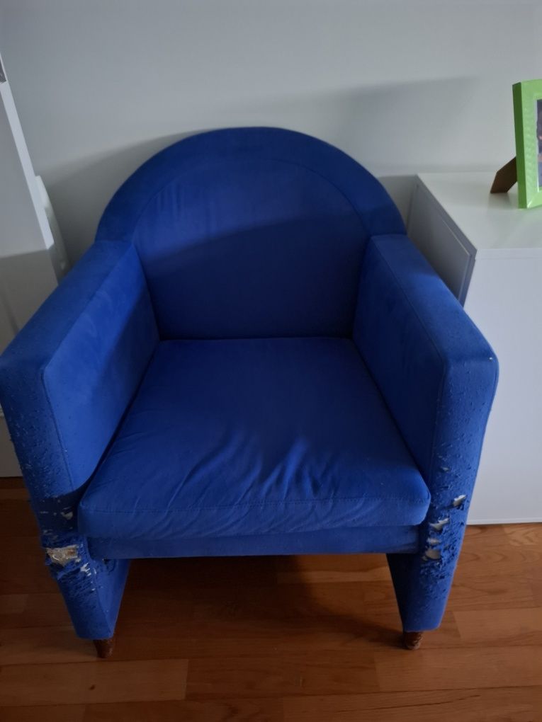 Cadeira italiana azul