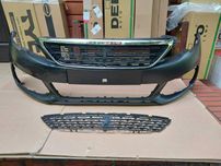 PEUGEOT 308 T9 LIFT zderzak przedni nowy + czasza + grill+ chrom