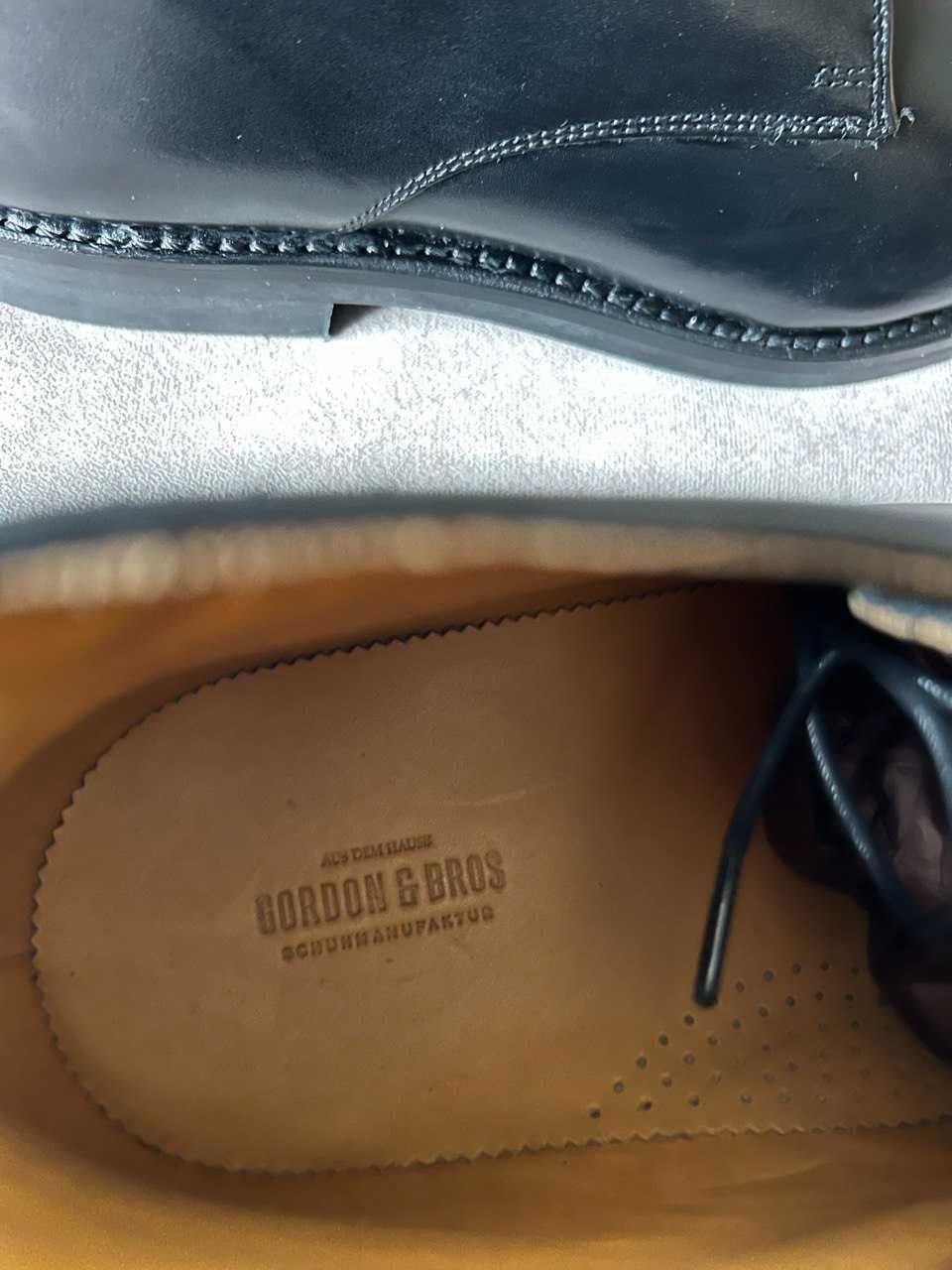 Брендові Шкіряні Черевики Gordon&Bros 46р