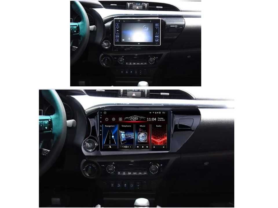 Radio samochodowe Android Toyota Revo Hilux (10.1" LHD, UV) 2016.-2019