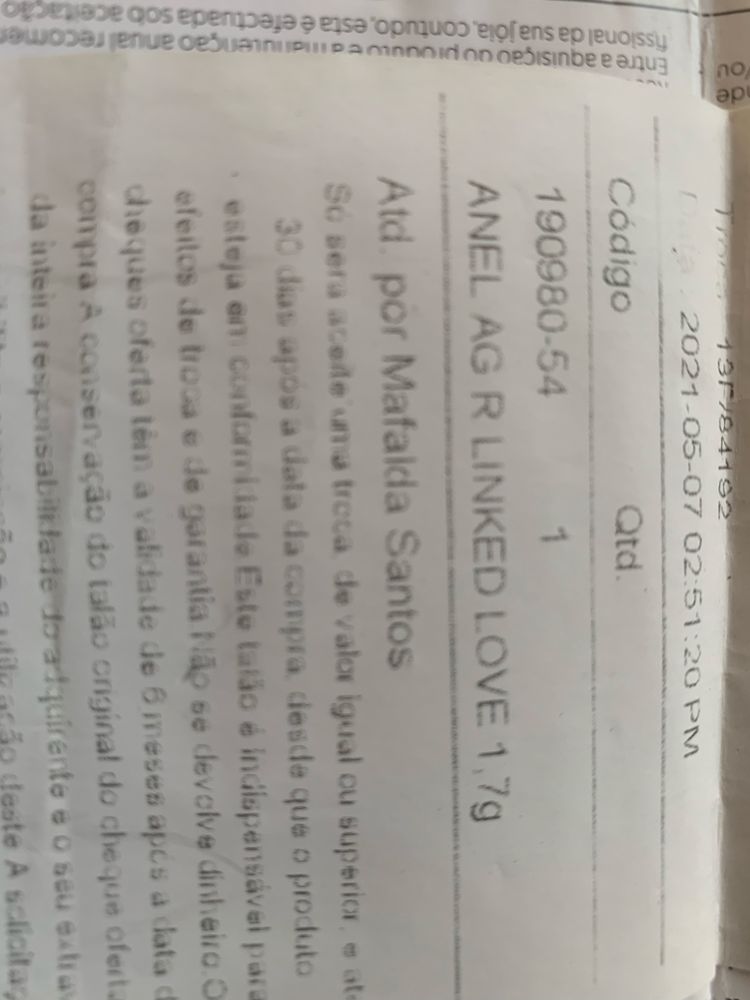 Anel coracões pandora