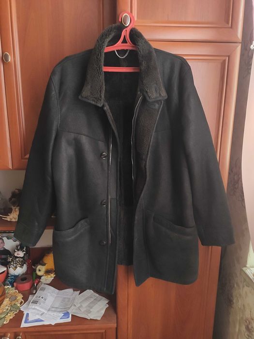 Стан Нової! Дублянка! кожа /хутро натуральні.