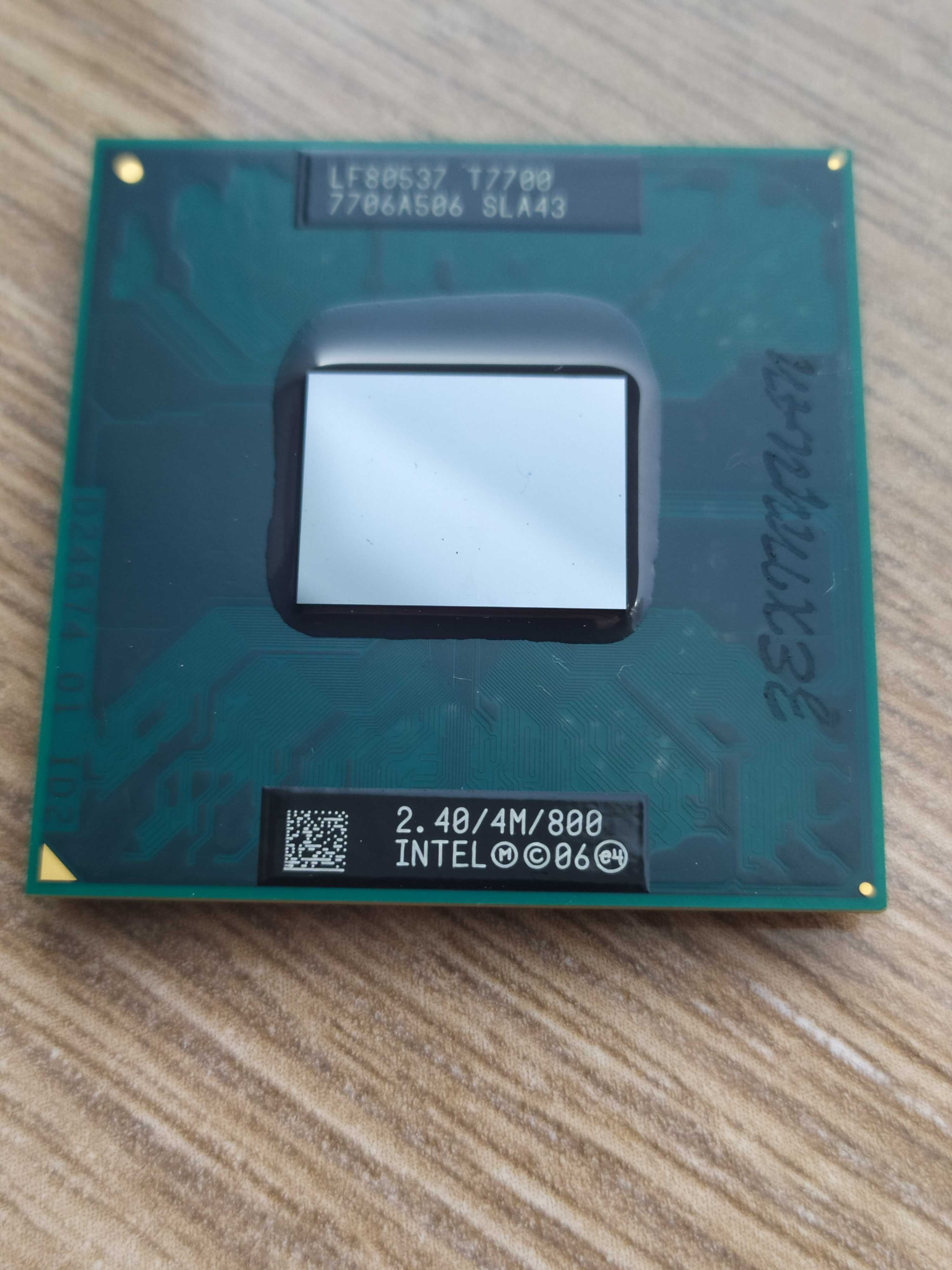 Процессор Intel Core 2 Duo T7700 2.4 GHz, 800 MHz. Сокет P. T8300/7500