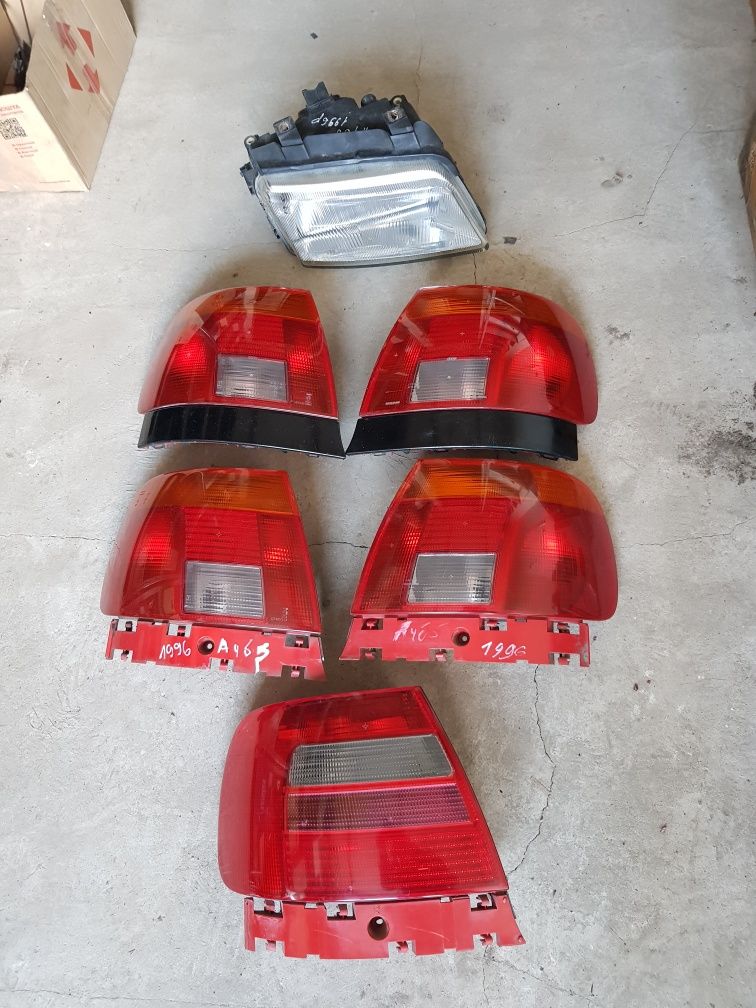 Задній стоп,стопи, фари. Додатковий стоп. Габарити Audi a4 b5