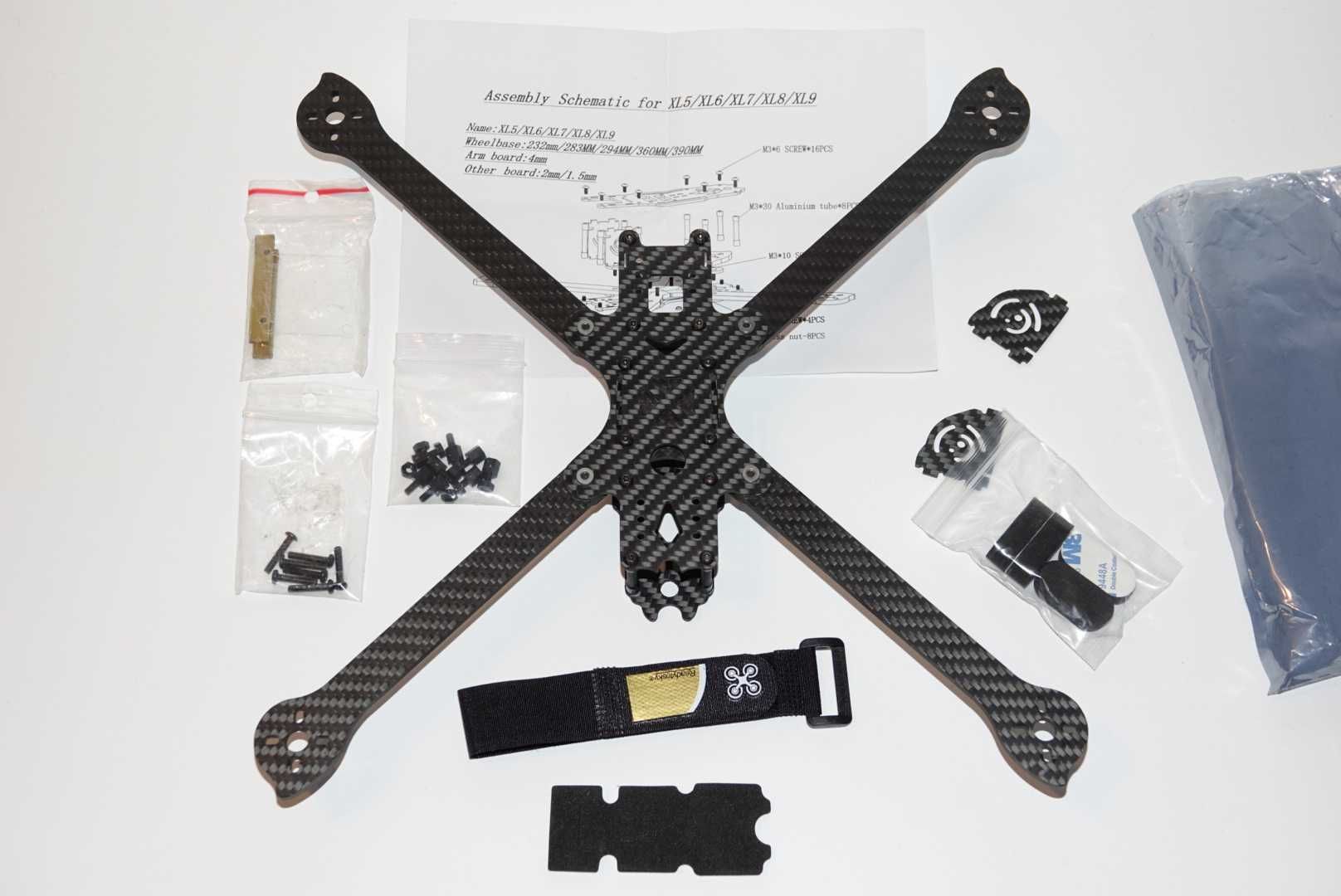 frame rama Readytosky XL8 8" 9 inch 360 mm do dron fpv